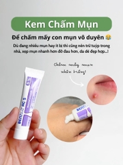 Kem Chấm Mụn Benzac AC5 5% Benzoyl Preoxide Hỗ Trợ Gom Cồi Mụn Giảm Sưng Viêm Hiệu Quả Pháp - Tuýp 15g