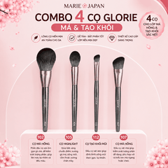 Cọ Trang Điểm Glorie Makeup Chuyên Nghiệp Lông Siêu Mềm Bám Phấn Professional Brush