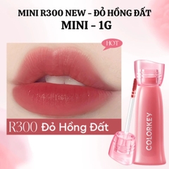 Son Kem Lì Colorkey Soft Matte Water Tint Bền Màu Lâu Trôi Siêu Mịn Môi - TẶNG 1 BÔNG MÚT TÍM