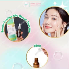 Serum Eveline 5% Glycol Therapy Sáng Da Mờ Thâm Mụn Hỗ Trợ Cải Thiện Nếp Nhăn Chai 18ml