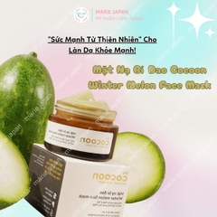 Mặt Nạ Bí Đao Cocoon Winter Melon Face Mask Giảm Mụn Kiểm Soát Dầu Nhờn Dưỡng Ẩm Da Hũ 30ml