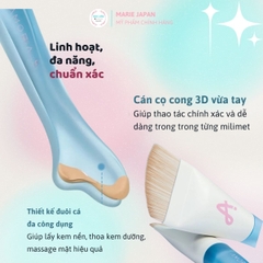 Cọ Tán Nền Tiên Cá Amortals Đầu Vát Lông Dày Mịn Tán Nền Siêu Mỏng Mịn Cao Cấp