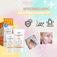 Set 2 Kem Chống Nắng Dr.G Brightening Up Sun SPF50+ Nâng Tông Kiềm Dầu Sáng Da Hàn Quốc 50ml + 20ml