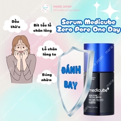 Serum Medicube Se Khít Lỗ Chân Lông Kiểm Soát Dầu Nhờn Zero Pore One Day Hàn Quốc Chai 30ml