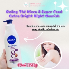 Dưỡng Thể Nivea 8 Siêu Dưỡng Trắng Mềm Mịn Da Extra Bright 40X Vitamin C