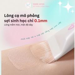 Cọ Tán Nền Tiên Cá Amortals Đầu Vát Lông Dày Mịn Tán Nền Siêu Mỏng Mịn Cao Cấp