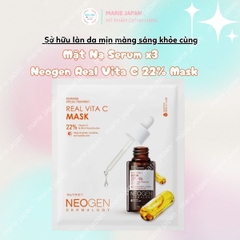 [1 MIẾNG LẺ] Mặt Nạ Serum x3 Neogen Real Vita C Mask 22% Dưỡng Trắng Mờ Thâm Hàn Quốc