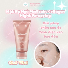 Mặt Nạ Ngủ Medicube Collagen Night Wrapping Mask Cấp Ẩm Căng Mịn Phục Hồi Da Ban Đêm Hàn Quốc Chai 75ml
