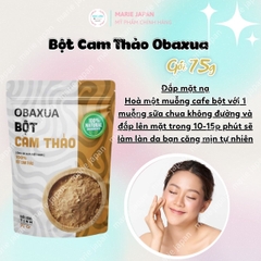 Bột Cam Thảo Obaxua Trắng Da Giảm Mụn Mờ Thâm Gói 75g