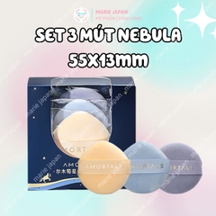 Set Bông Mút Trang Điểm Amortals Powder Puff Mềm Mại Đàn Hồi Nền Mịn Siêu Tốt