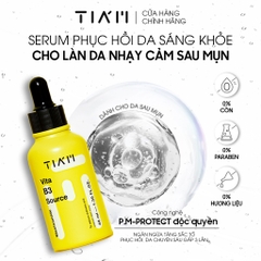 Serum TIAM Vita B3 Source 10% Niacinamide + 2% Arbutin Dưỡng Trắng Phục Hồi Cho Da Hàn Quốc - Chai 40ml