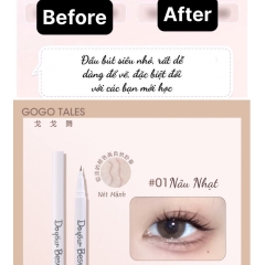 Bút Kẻ Bọng Mắt Gogo Tales Nét Mảnh Chống Nước Tốt Chính Hãng