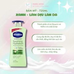 Dưỡng Thể Vaseline Bản Mỹ - HỒNG DƯỠNG TRẮNG Chai 725ml