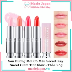 Son Dưỡng Môi Có Màu Secret Key Sweet Glam Tint Glow - Thỏi 3.5g