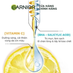 Sữa Rửa Mặt Garnier 3in1 Giảm Mụn Dưỡng Sáng Da Bright Complete Anti-Acne MẪU MỚI Pháp 100ml