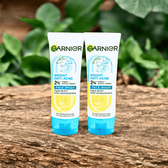 Sữa Rửa Mặt Garnier 3in1 Giảm Mụn Dưỡng Sáng Da Bright Complete Anti-Acne MẪU MỚI Pháp 100ml