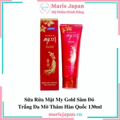SRM My Gold Korea Red Ginseng Foam Cleansing Tuýp 130ml