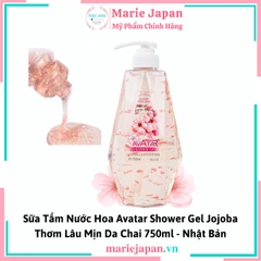 Sữa Tắm Nước Hoa Avatar Shower Gel Jojoba Chai 750ml Nhật Bản