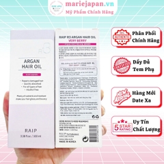 Tinh Dầu Dưỡng Tóc Raip R3 Argan Hair Oil