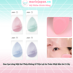 Mút Trang Điểm Jary Tán Nền Makeup Sponge Chống Khuẩn Đàn Hồi Cao Hình Giọt Nước Vạt Xéo Hộp 1 Cái