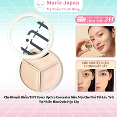 Che Khuyết Điểm TFIT Cover Up Pro Concealer Siêu Mịn Che Phủ Tốt Lâu Trôi Tự Nhiên Hàn Quốc Hộp 15g-CHÍNH HÃNG TFIT VN