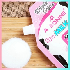 Muối Tắm Sữa Bò A Bonne Tẩy Tế Bào Chết Trắng Da Spa Milk Salt Túi 350gr