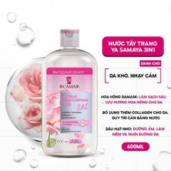 Nước Tẩy Trang Ya SaMaYa 3in1 Làm Sạch Tốt Nhẹ Dịu Hợp Da Dầu Da Nhạy Cảm Micellar Water 600ml Nga