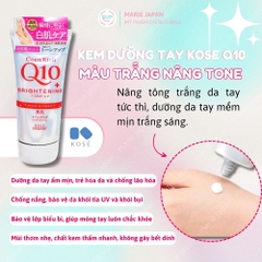 Kem Dưỡng Tay Q10 Mềm Mịn Kose Hand Cream 80g Nhật Bản