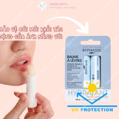 Son Dưỡng Byphasse Protector Lip Balm SPF30 Dưỡng Ẩm Chống Nắng Mờ Thâm Set 2 Son