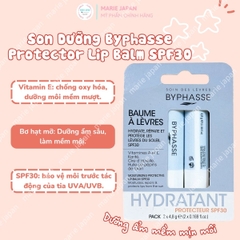 Son Dưỡng Byphasse Protector Lip Balm SPF30 Dưỡng Ẩm Chống Nắng Mờ Thâm Set 2 Son