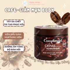 Tẩy Tế Bào Chết Compliment Body Scrub Mềm Mướt Bóng Khỏe Sáng Mịn Da 400ml