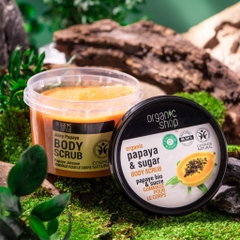 Tẩy TBC Organic Shop Sugar Body Scrub - CAFE Hũ 250ml