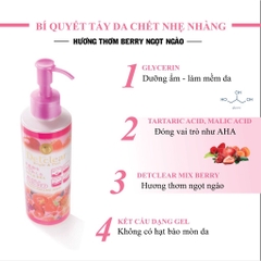 Tẩy TBC Detclear Bright & Peel - XANH KHÔNG MÙI Chai 180ml