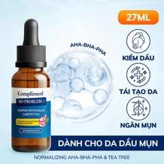 Serum Compliment Giảm Mụn Mờ Thâm Trắng Da Se Lỗ Chân Lông 27ml