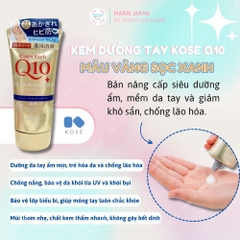 Kem Dưỡng Tay Q10 Mềm Mịn Kose Hand Cream 80g Nhật Bản