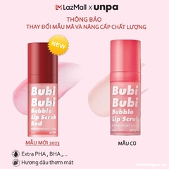 Tẩy Tế Bào Chết Môi Bubi Bubi Bubble Lip Scrub Red Sủi Bọt 10ml