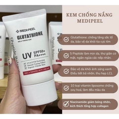 Kem Chống Nắng Nâng Tông Medi Peel Glutathione Mela Toning Sun SPF50 Hàn Quốc 50ml