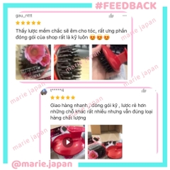 Lược Gội Đầu Tubaki Massage Làm Sạch Da Đầu Tơi Mềm Tóc Nhật Bản