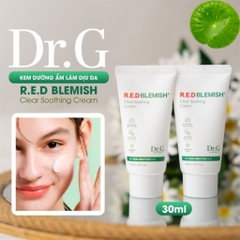 Kem Dưỡng Dr.G R.E.D Blemish Clear Soothing Cream Làm Dịu Phục Hồi Da 30ml