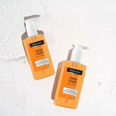Sữa Rửa Mặt Neutrogena Deep Clean Facial Cleanser Làm Sạch Sâu Sáng Da Giảm Mụn Dạng Gel Mỹ - Chai 150ml