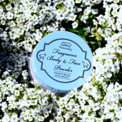 Phấn Phủ Leivy Fragrance Body & Face Powder Goat Milk 6g Nhật Bản