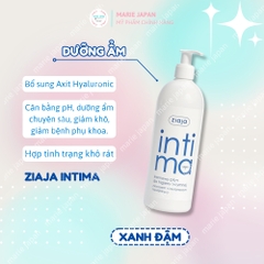 DDVS Ziaja Intima - XANH NHẠT Chai 500ml