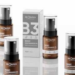 Serum DrCeutics B3 Basic Niacinamide 8% Sáng Da Mờ Thâm Kiềm Dầu Phù Hợp Cho Da Dầu Mụn - Chai 30g