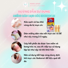Miếng Dán Mụn Cóc Ibokorori Nhật Bản - Size M Hộp 12 Miếng
