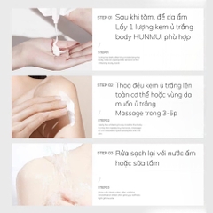 Kem Ủ Trắng Da Body Hunmui 300ml Nội Địa Trung