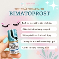 Tinh Chất Dưỡng Mi Bimatoprost 0.03% Giảm Rụng Kích Mọc Mi Dài Và Dày Nhật Bản 2,5ml