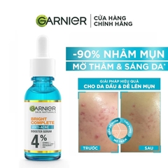 Serum Garnier New Bright Complete Anti Acne Booster 4% Chai 30ml
