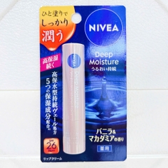 Son Dưỡng Môi Chống Nắng Nivea Làm Mềm Dưỡng Ẩm Hồng Môi SPF26 Nội Địa Nhật (Không Màu + Có Màu)
