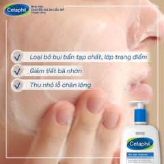 Sữa Rửa Mặt Cetaphil Da Dầu Mụn Nhạy Cảm Oily Skin Cleanser 125mL