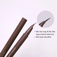 Bút Kẻ Mắt Nước Gogo Tales Đầu Cong Nét Siêu Mảnh Small Elbow Slender Eyeliner